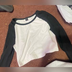 cropped long sleeve from shein casual and comfy